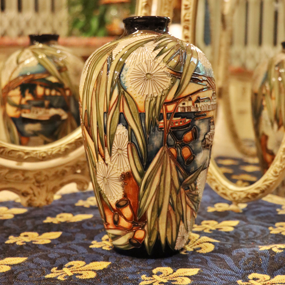 英國MOORCROFT 手工花瓶- ANNSONS 安森國際歐洲古董
