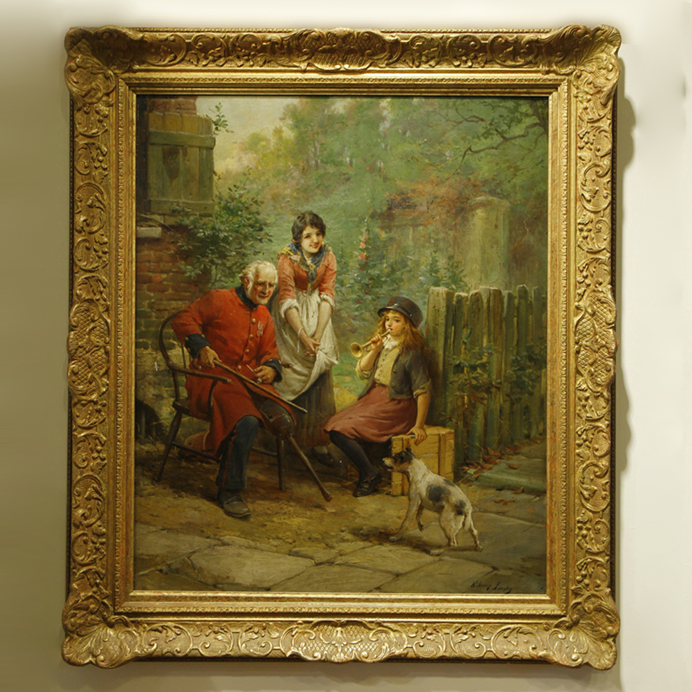 英William Langley油畫作品