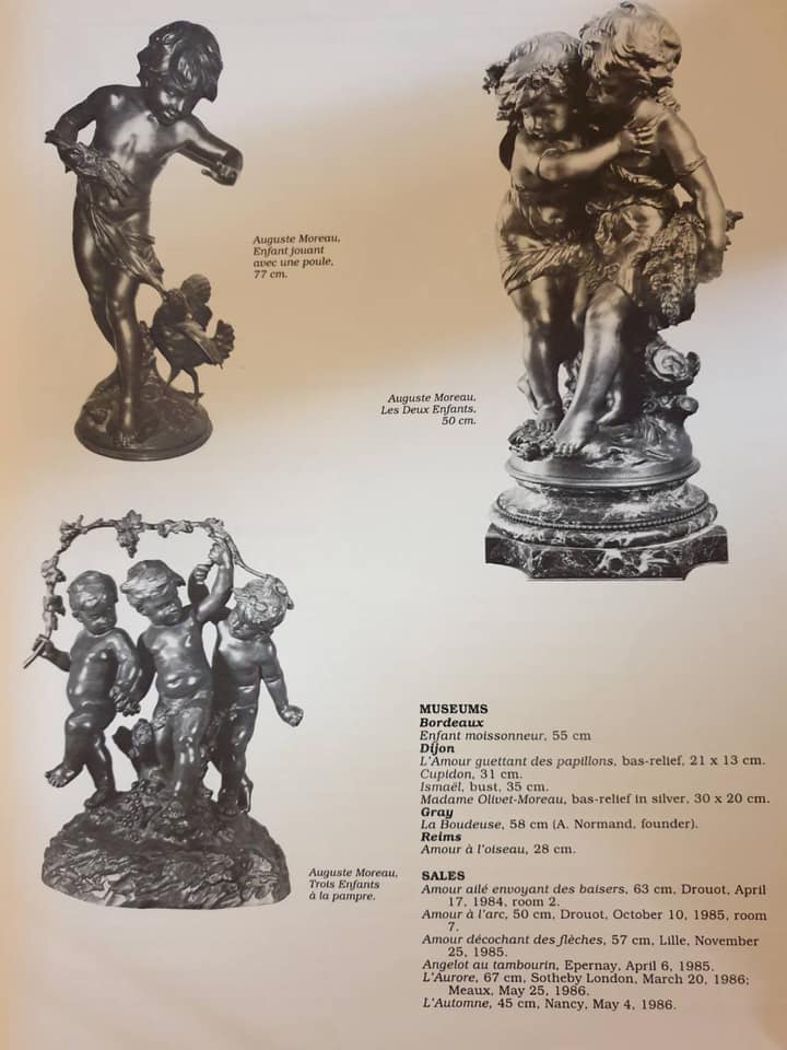 法國Auguste Moreau雕塑作品-形影不離的友誼:圖片 8