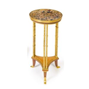 向大師致敬之作-巴黎Henry Dasson 大理石面Guéridon