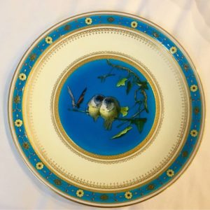 英國Minton名頓手繪琺瑯瓷盤