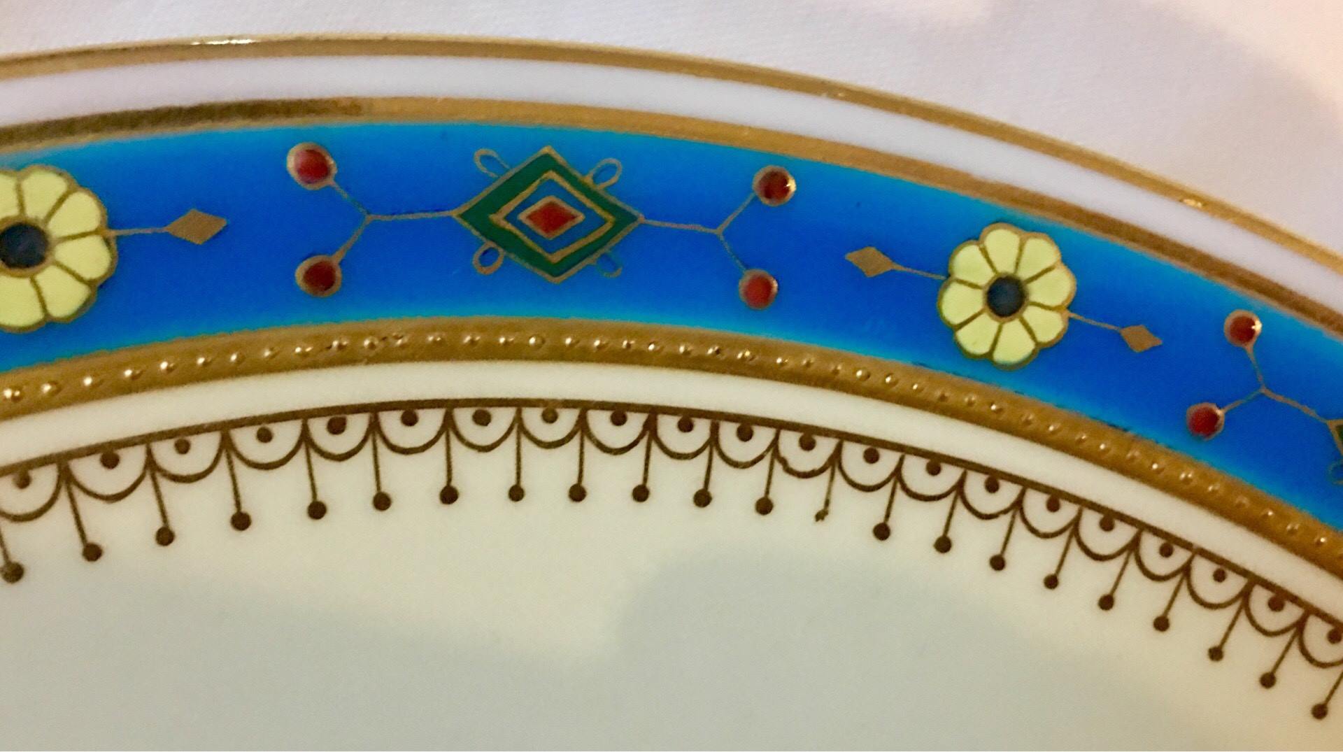 英國Minton名頓手繪琺瑯瓷盤:圖片 3