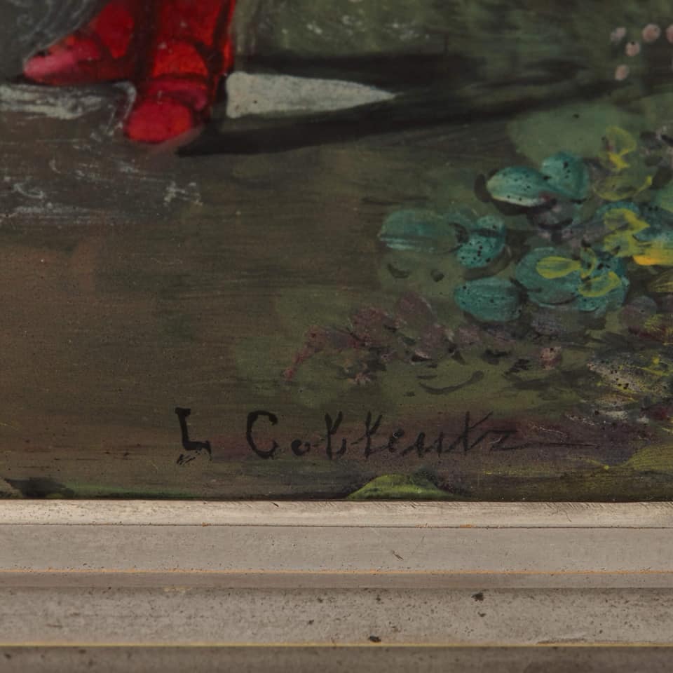 文藝復興風格利摩日琺瑯700銀藏寶盒:圖片 6