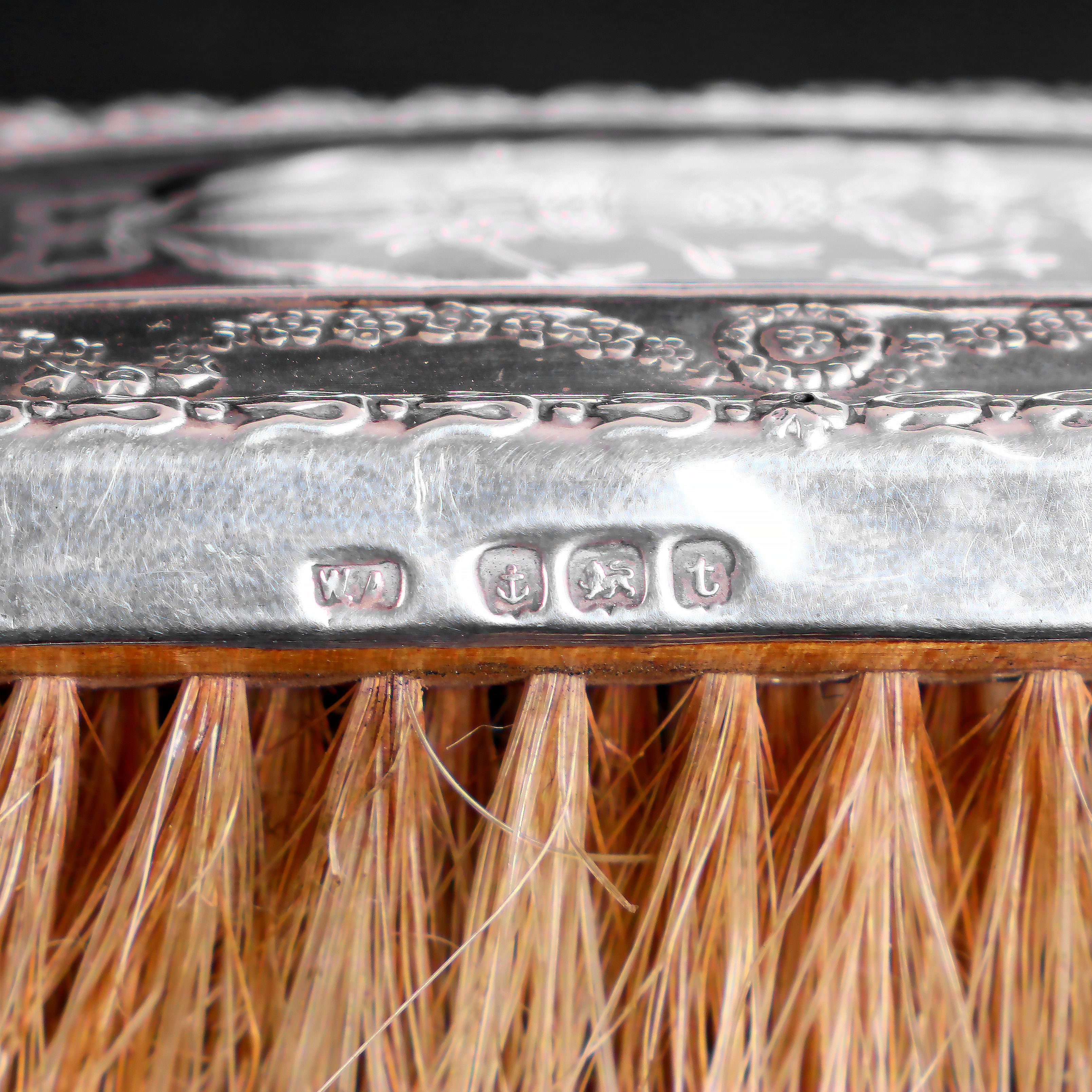 古董玳瑁銀刷:圖片 4