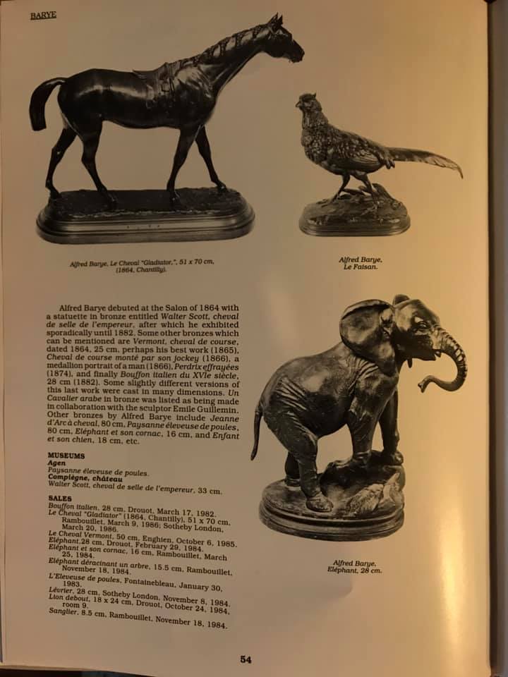 法國Alfred Barye雕塑作品-駿馬:圖片 8