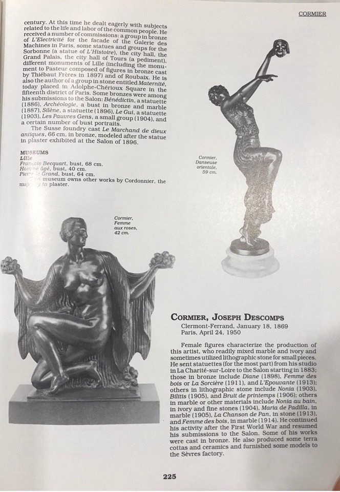 法國Joe Descomps雕塑作品-Danseuse orientale au masque 面具舞者:圖片 11