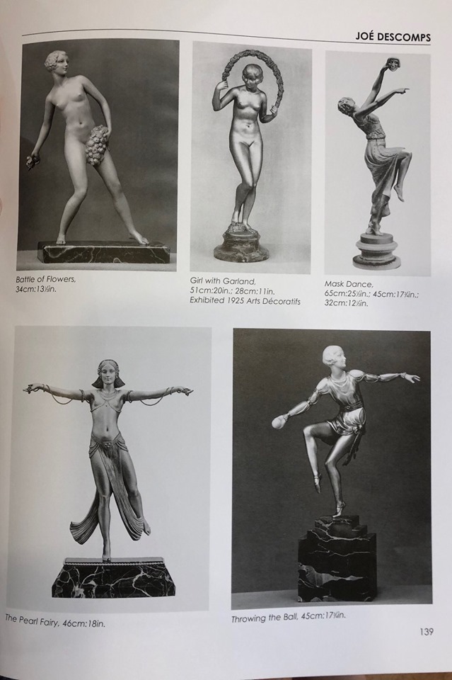 法國Joe Descomps雕塑作品-Danseuse orientale au masque 面具舞者:圖片 12