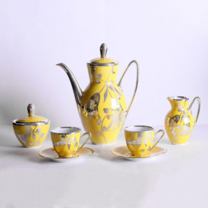 德國Silver Overlay茶具組