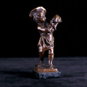 英國廚師小銅雕