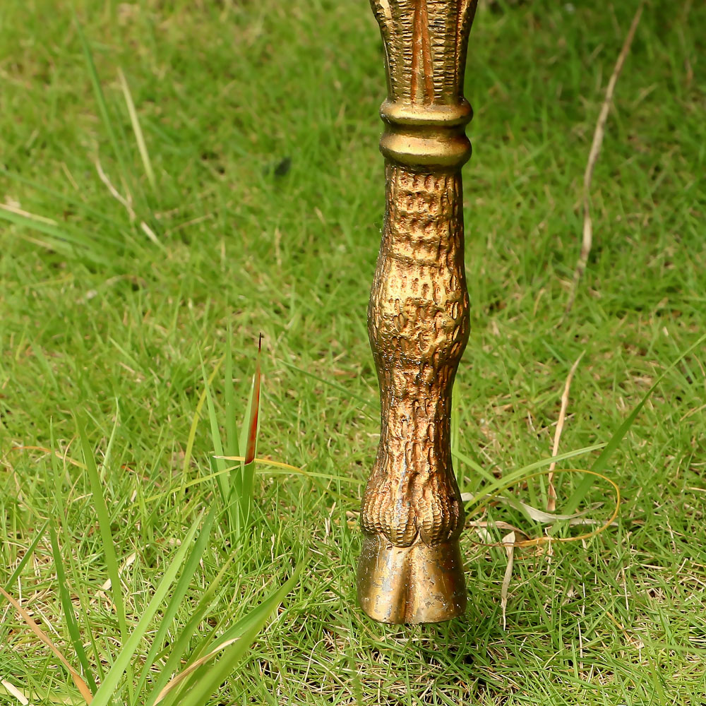 貴族訂製路易十五風格大理石葉型全銅鏤空邊桌(一對):圖片 11