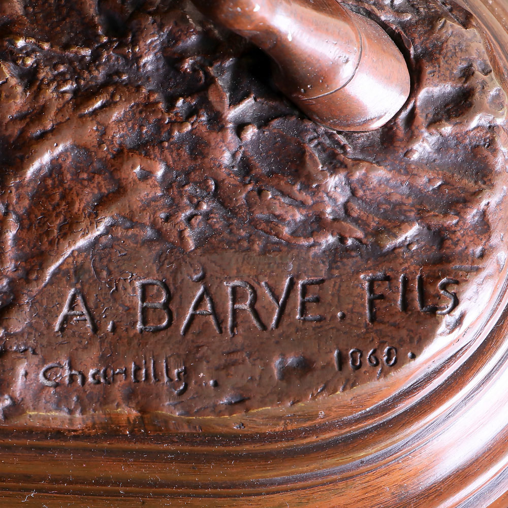 法國Alfred Barye雕塑作品-駿馬:圖片 4