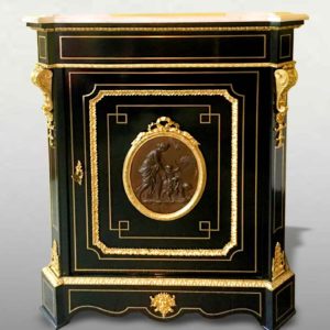 鎏金銅雕浮雕玄關櫃