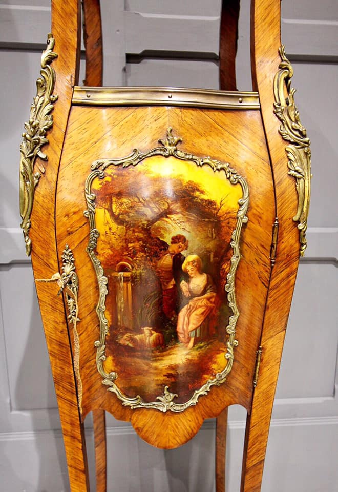 法華鐸畫風Vernis Martin大理石羅馬柱:圖片 4