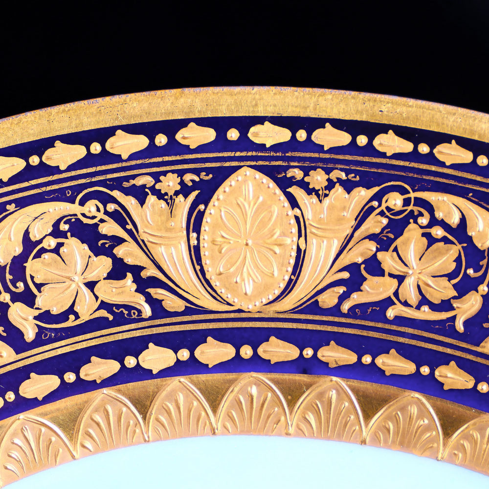 皇家維也納24K金手繪美女與天使盤:圖片 3