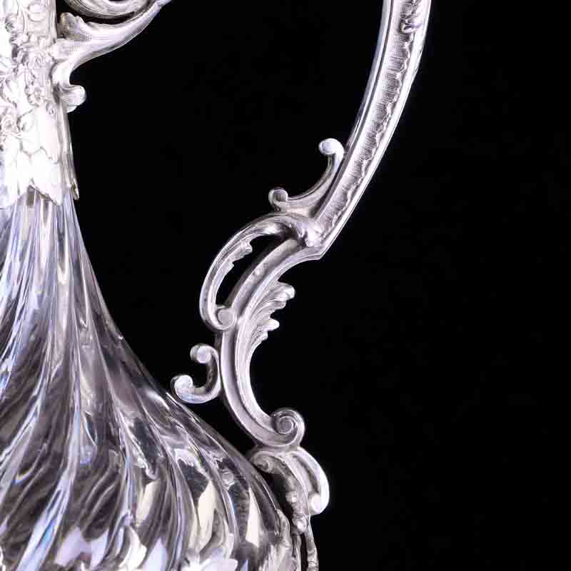 法國950純銀手工雕刻洛可可風格酒器:圖片 4
