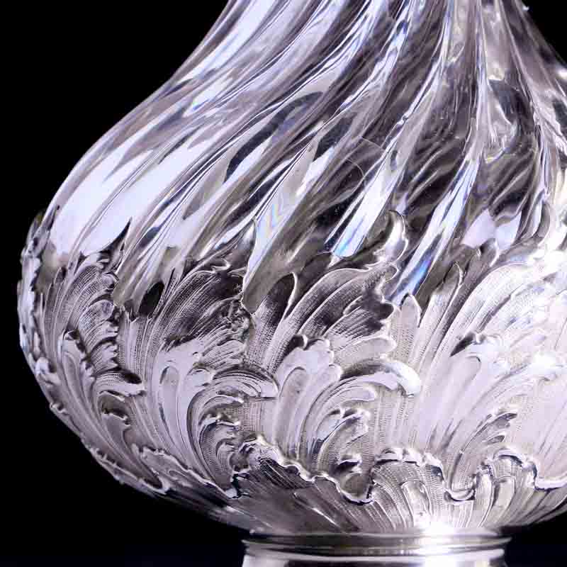 法國950純銀手工雕刻洛可可風格酒器:圖片 5