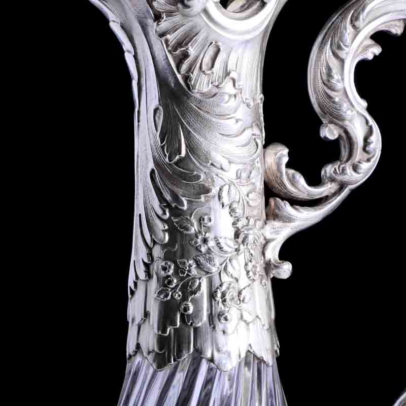法國950純銀手工雕刻洛可可風格酒器:圖片 3