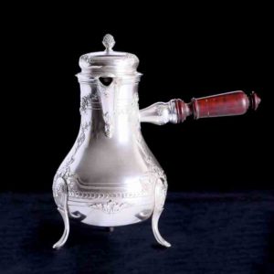 法國純銀950洛可可風格單把個人咖啡壺