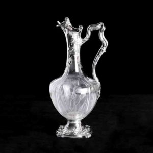 法國950純銀Art Nouveau風格酒器