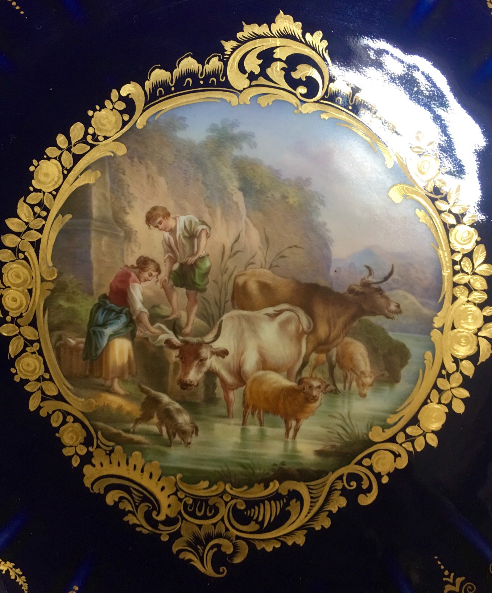 Meissen全手繪鏤空盤(共二片):圖片 3