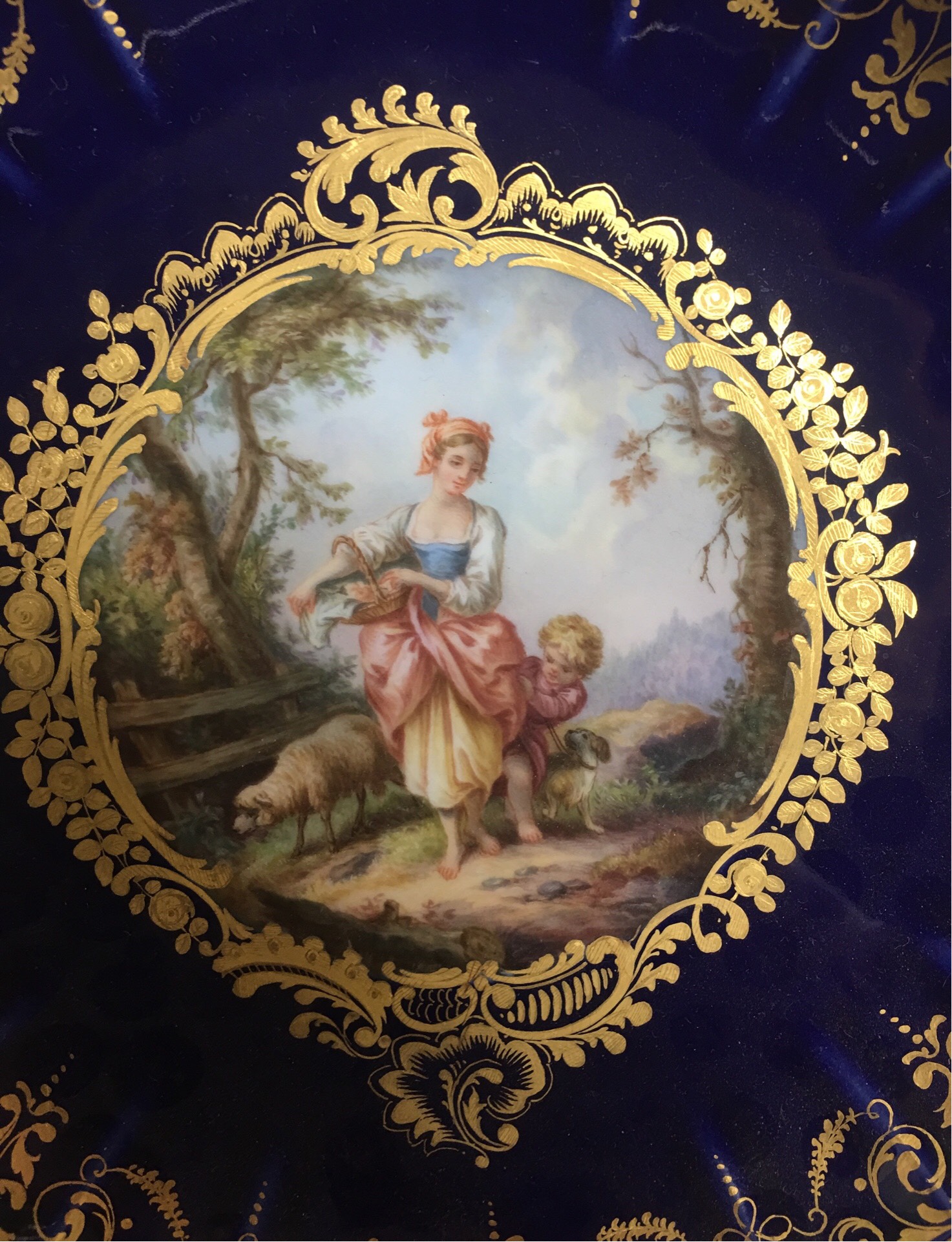 Meissen全手繪鏤空盤(共二片):圖片 2