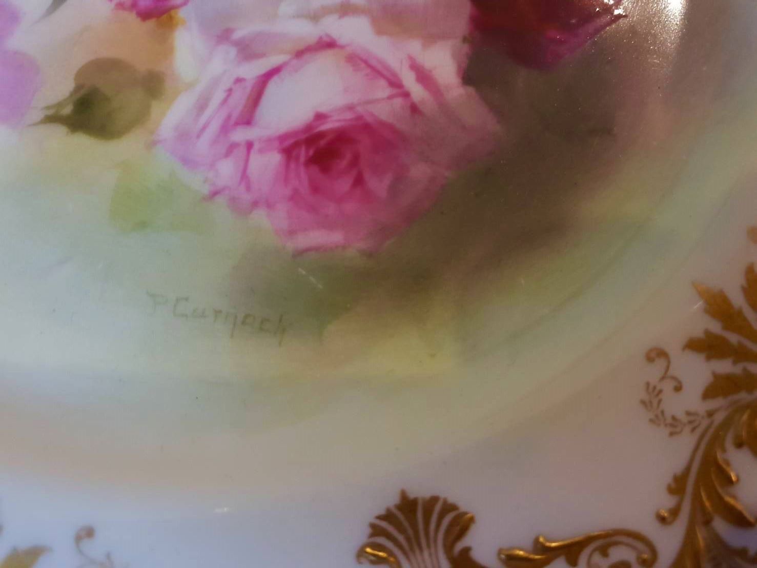 Doulton玫瑰手繪瓷盤4:圖片 3