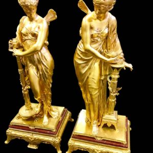 法國鎏金雕塑品-Psyche 賽姬