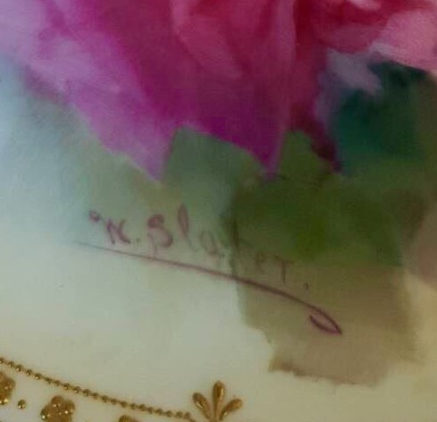 Doulton玫瑰手繪瓷盤3:圖片 3