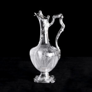 法國純銀950 Art Nouveau水晶酒器
