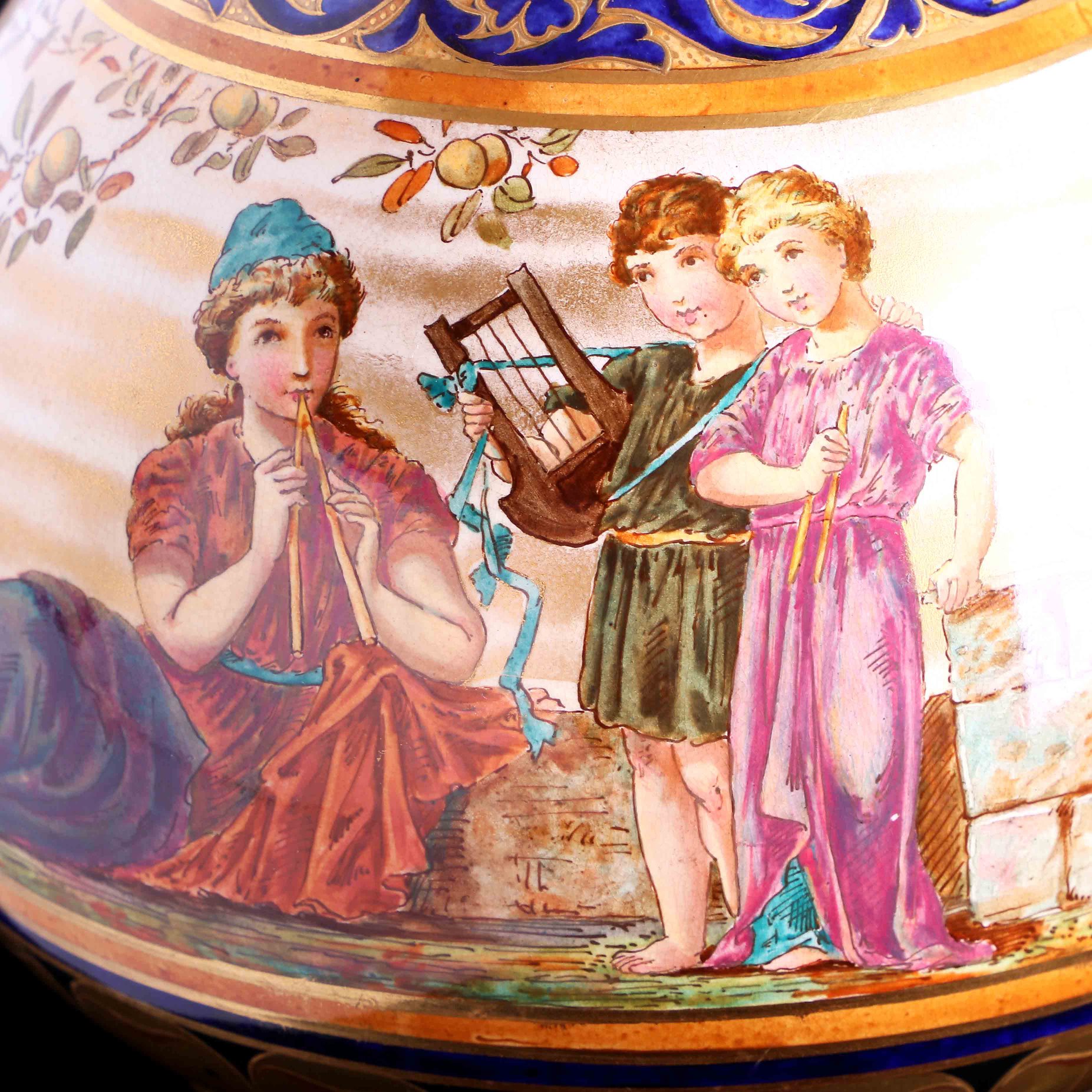 英國手繪花器-the study of music:圖片 5