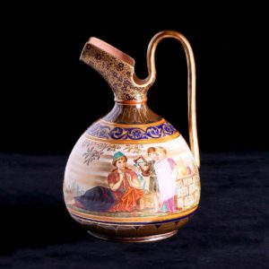 英國手繪花器-the study of music