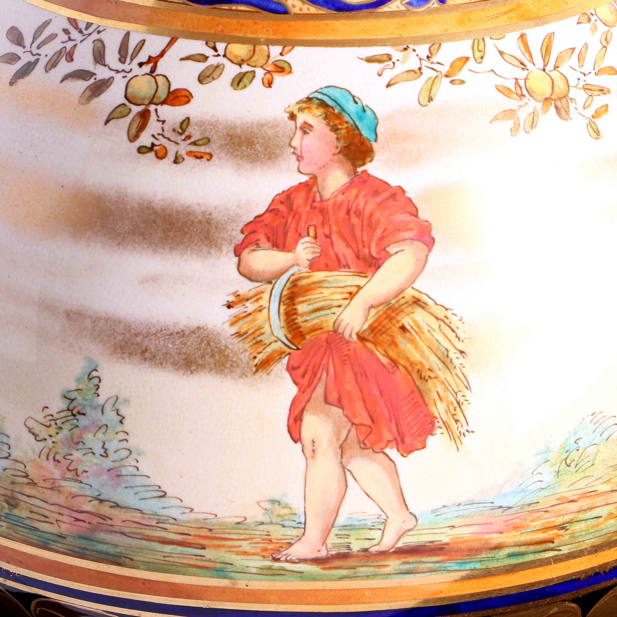 英國手繪花器-the study of music:圖片 4