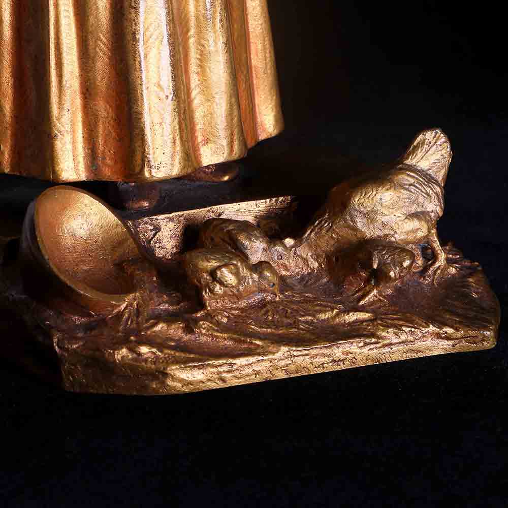 法國鄉村野趣象牙銅雕:圖片 7