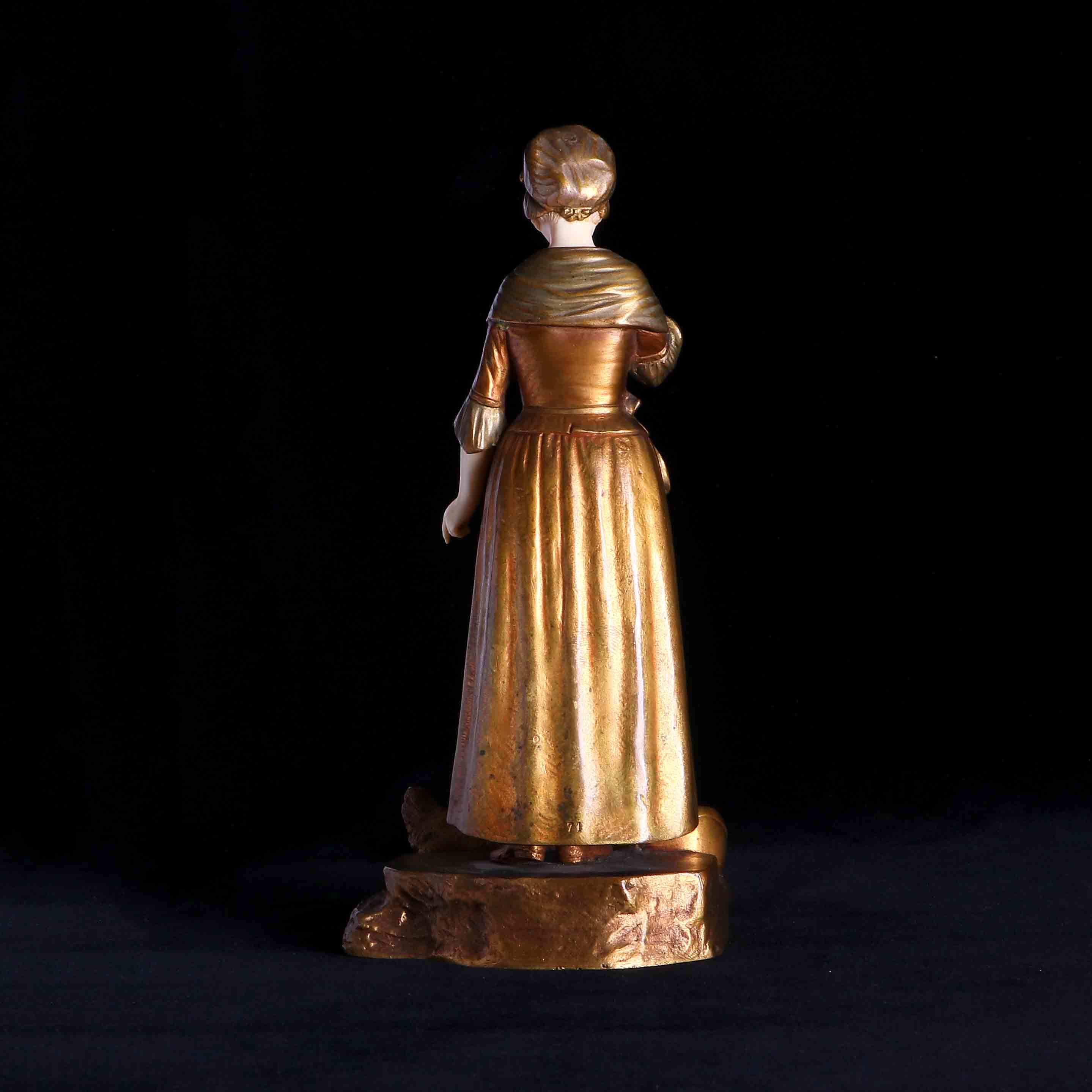 法國鄉村野趣象牙銅雕:圖片 5