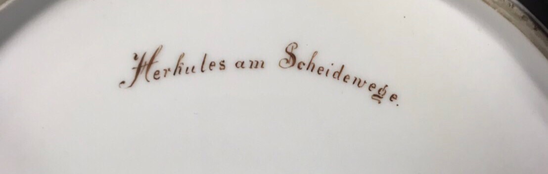 皇家維也納風格手繪神話盤對盤:圖片 3