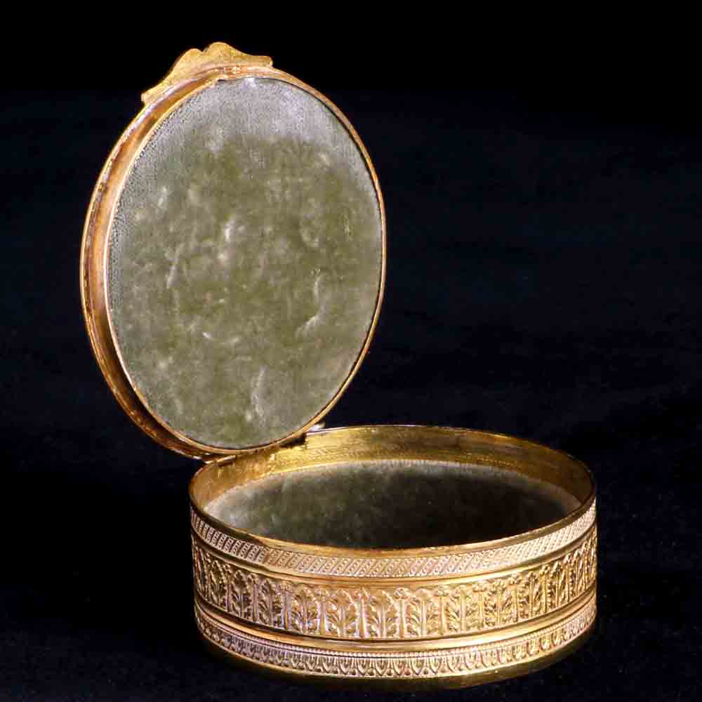 法國利摩日琺瑯鎏金珠寶盒:圖片 3