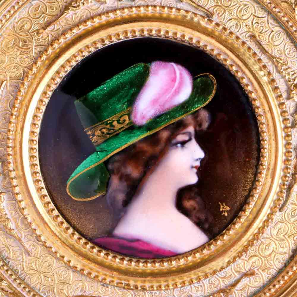 法國利摩日琺瑯鎏金珠寶盒:圖片 5