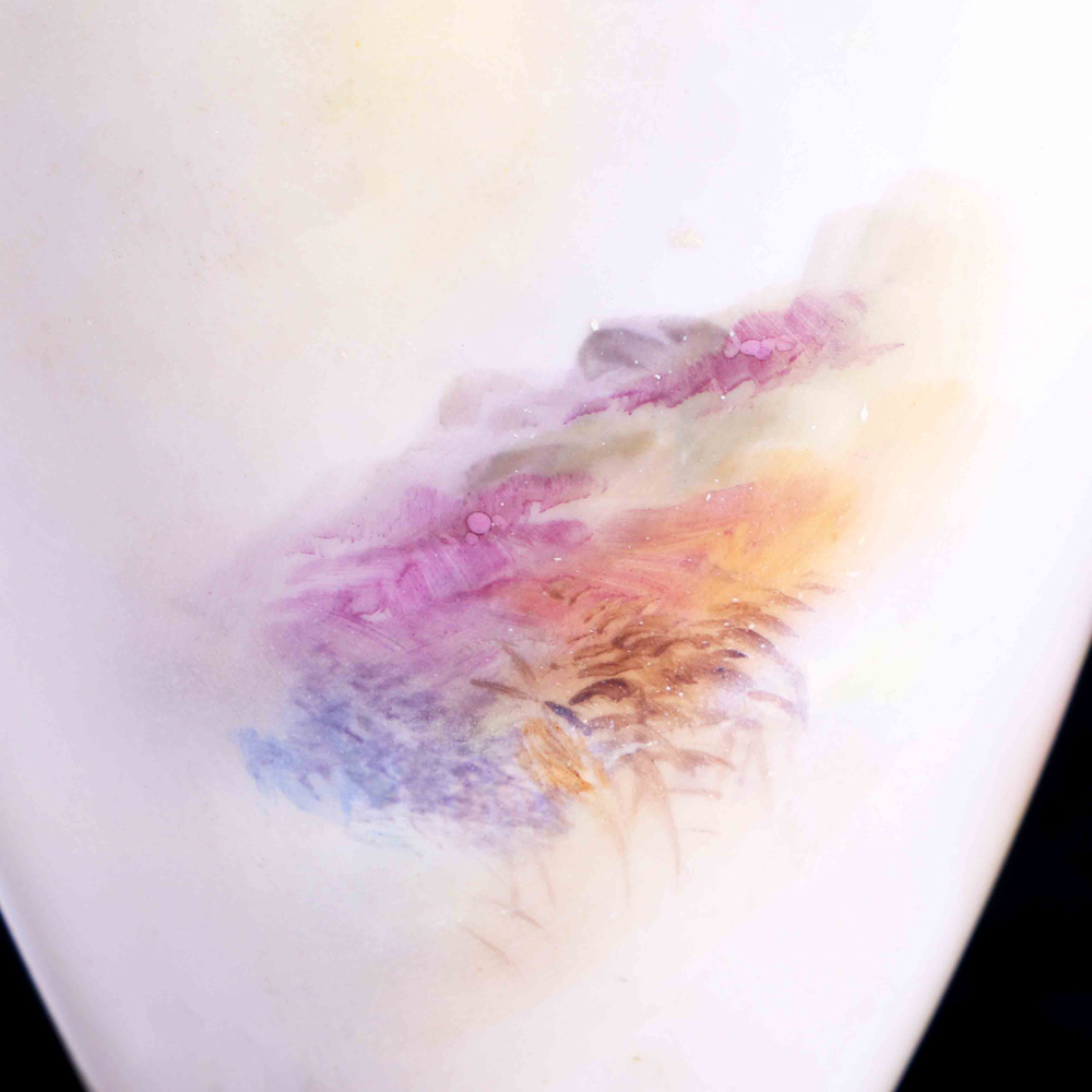 皇家伍斯特黑面羊手繪鏤空花器:圖片 4