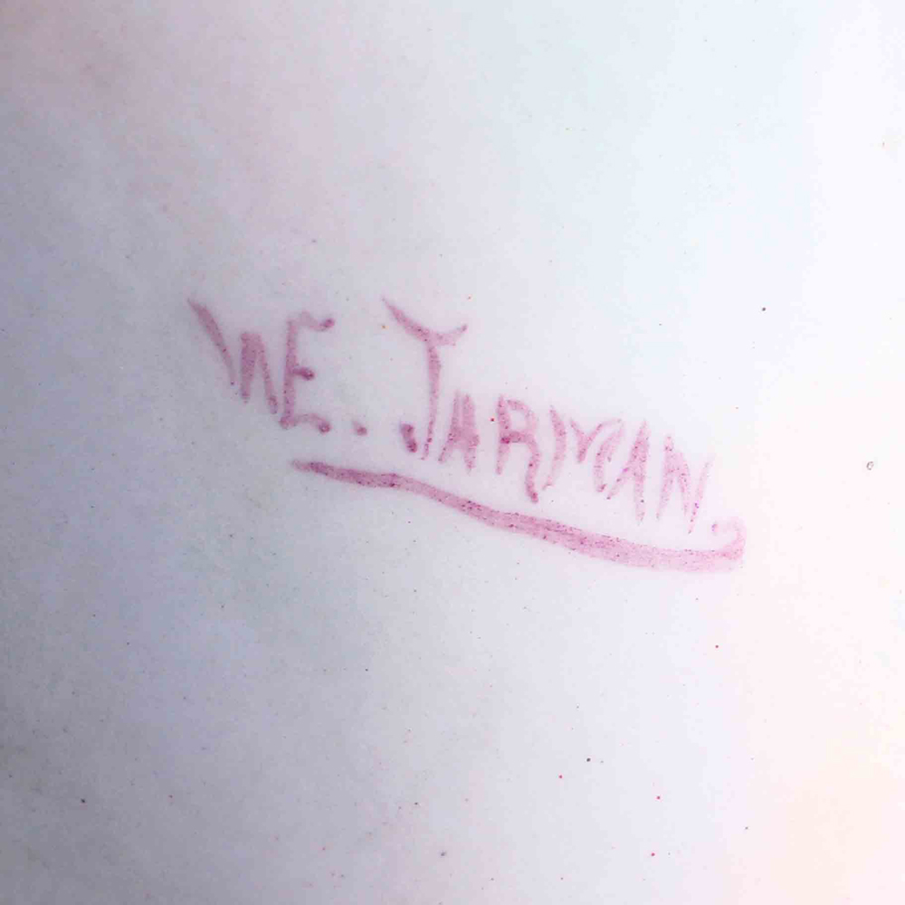 皇家伍斯特全手繪孔雀花器:圖片 6