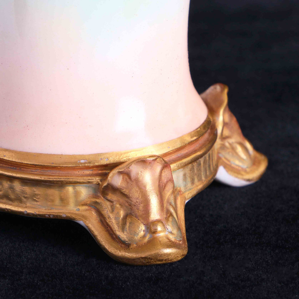 皇家伍斯特全手繪孔雀花器:圖片 7