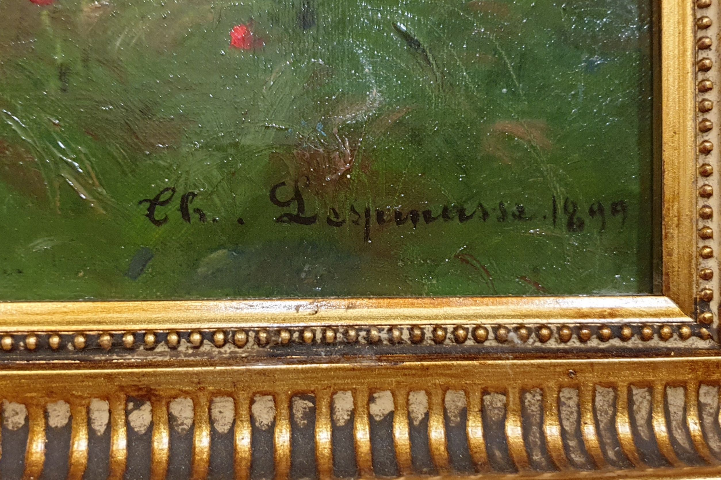 法國Theodore Lespinasse油畫-林野之聲:圖片 3