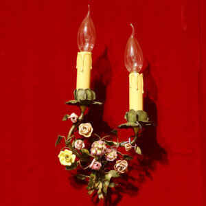 法國盛開花園壁燈雙燈