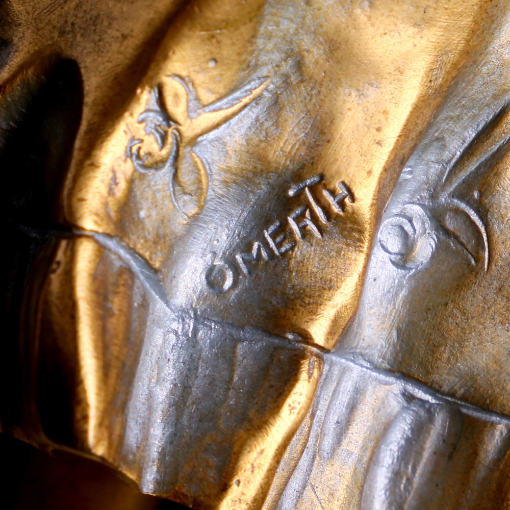 法國仕女象牙銅雕:圖片 5