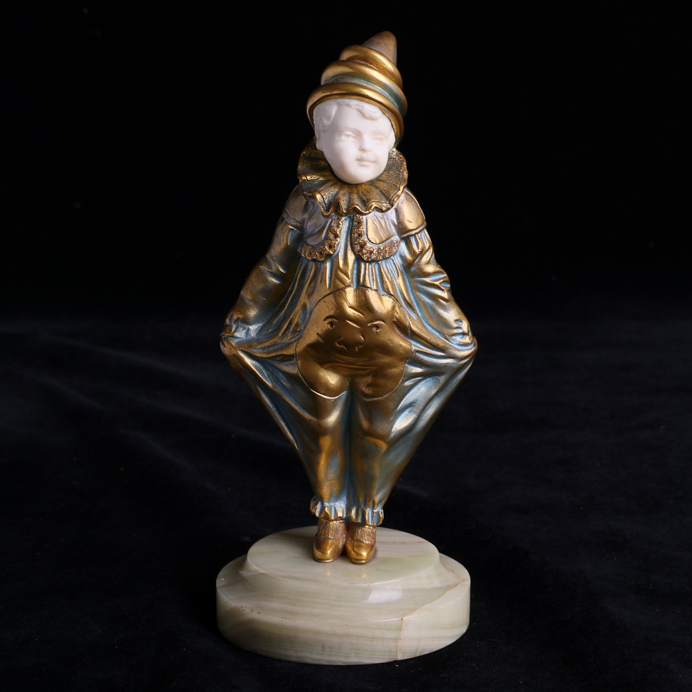 小演員象牙銅雕