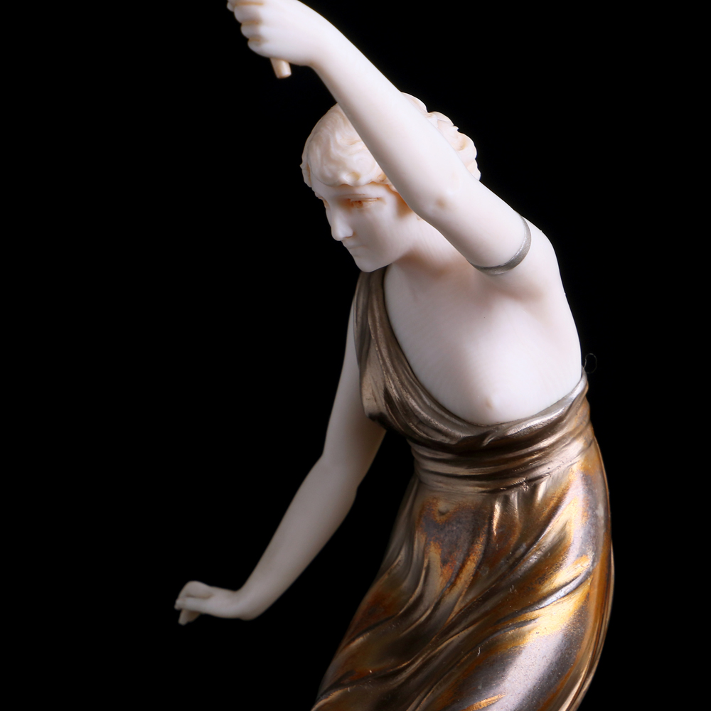 希臘火炬女神象牙銅雕:圖片 6
