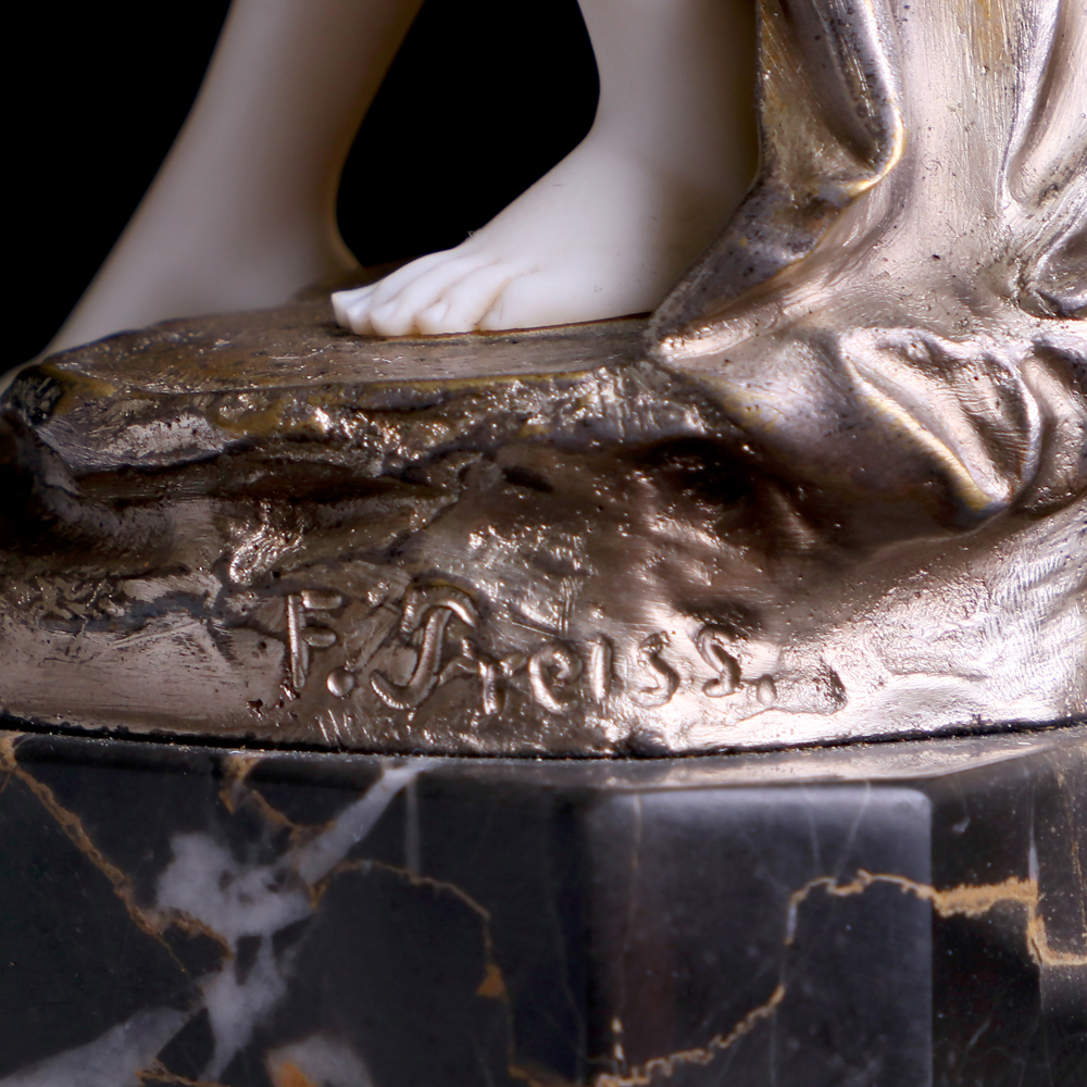 希臘火炬女神象牙銅雕:圖片 7