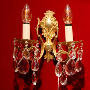 法浪漫主義心形雙燈壁燈