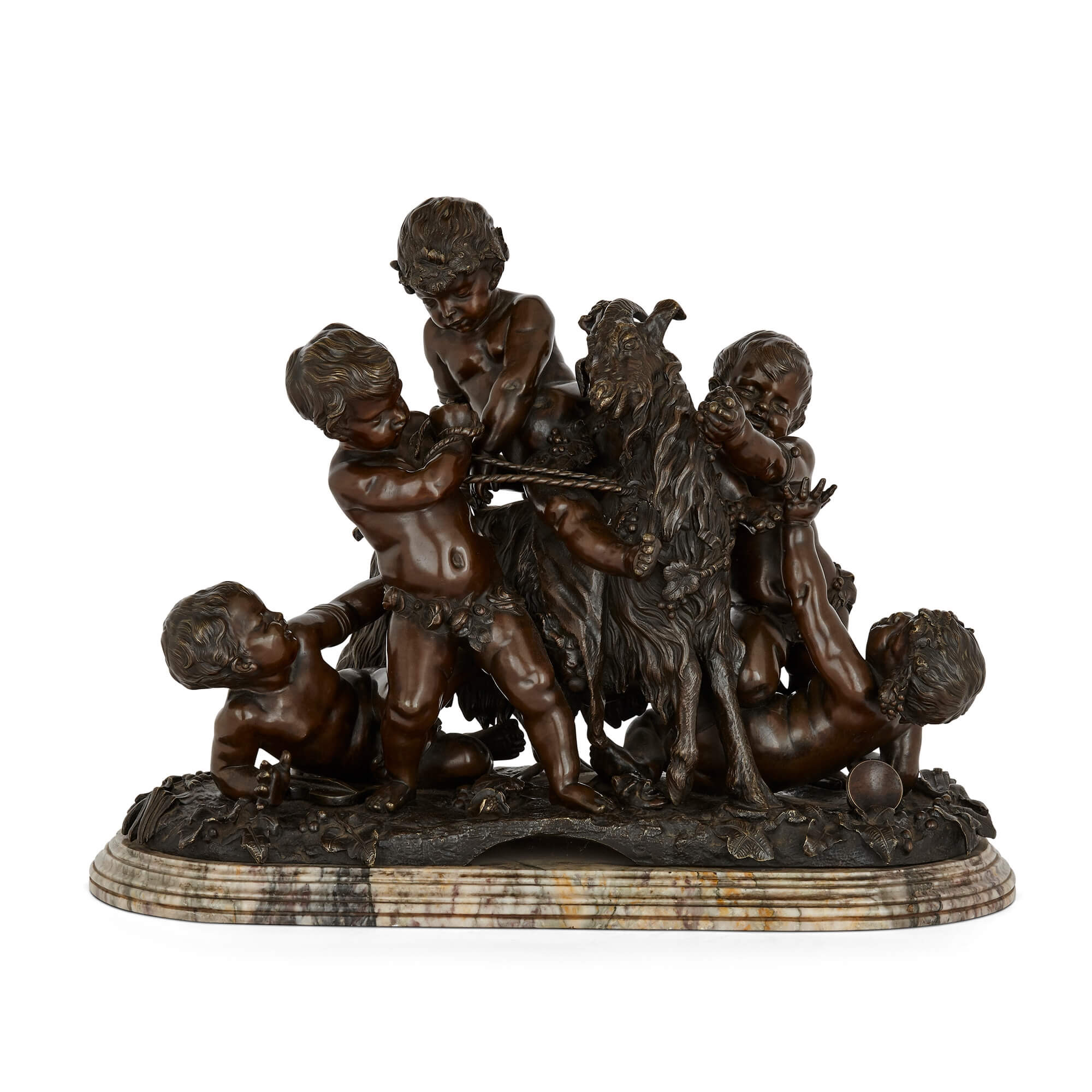 酒神的嬉遊銅雕作品