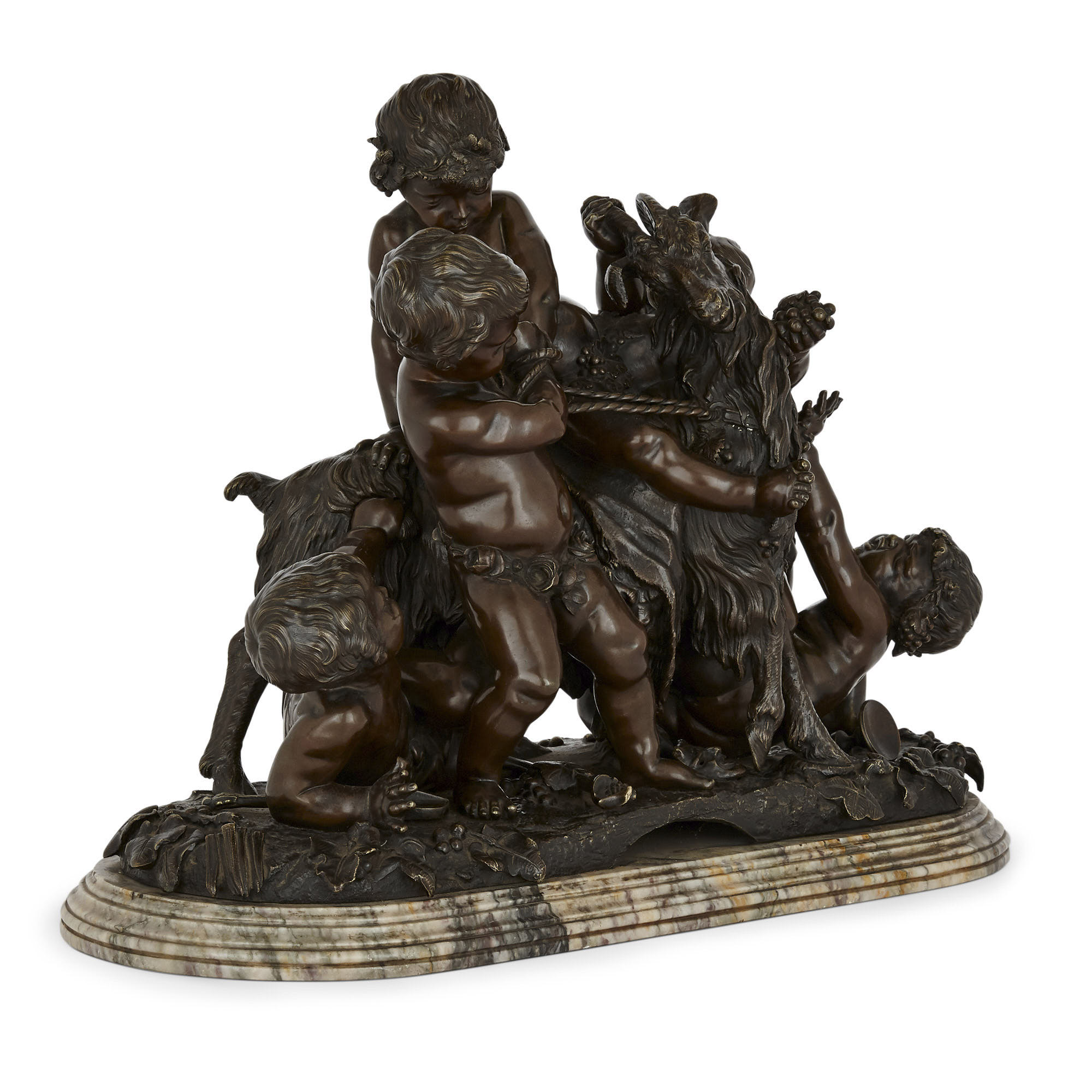 酒神的嬉遊銅雕作品:圖片 2