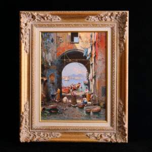 義大利拿坡里油畫-航海人生